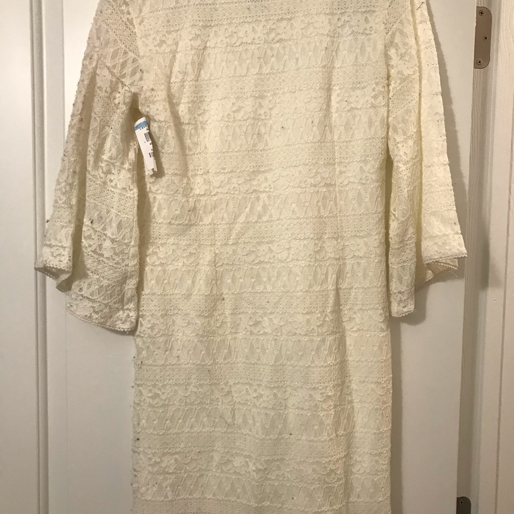 Laundry white lace dress